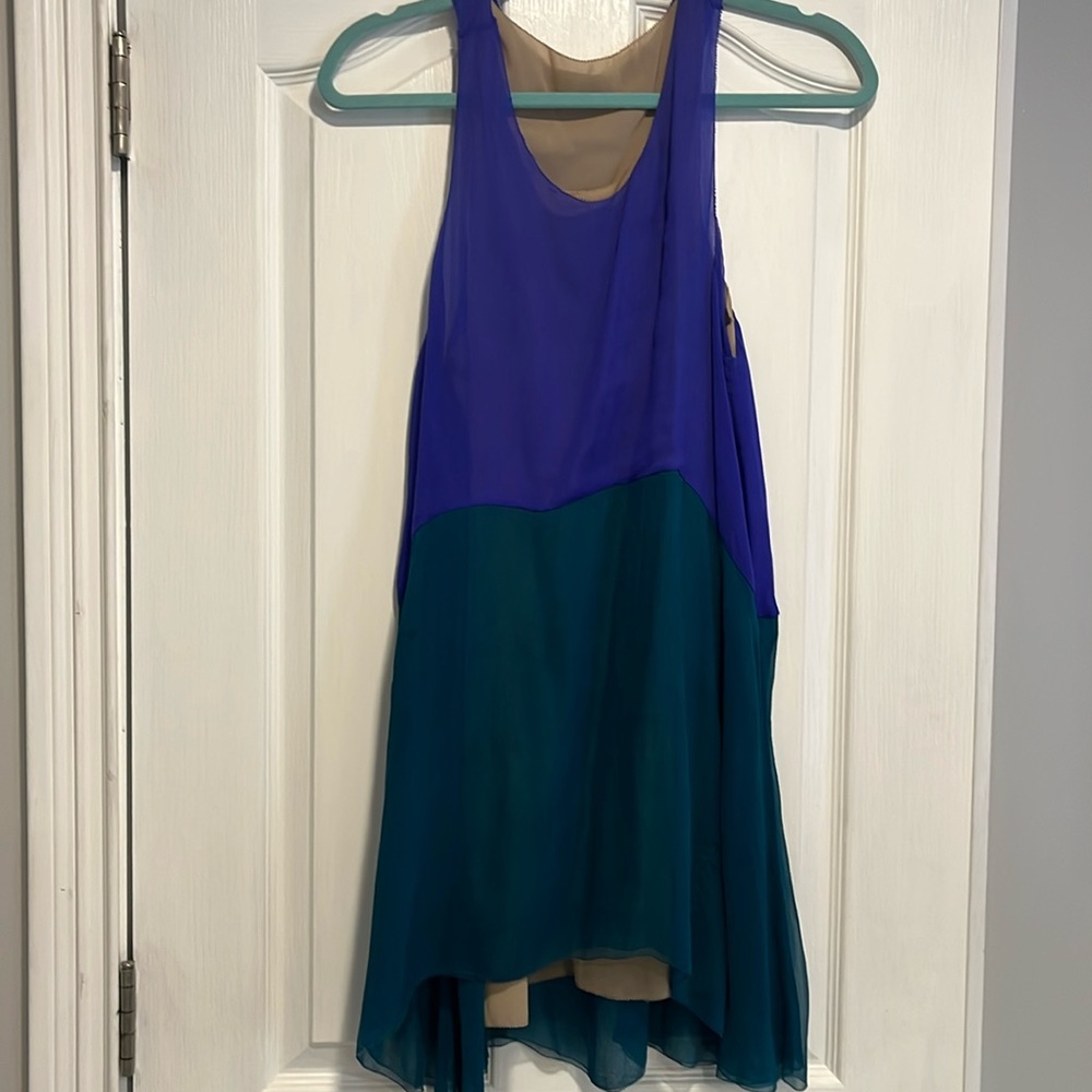 Vera Wang 100% Silk Mini Dress